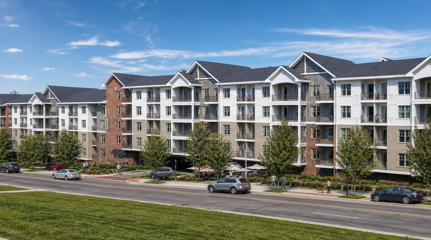 The Summit at Mine Hill — daytime community concept
